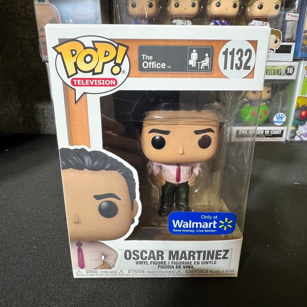 Funko Pop The Office Oscar Martinez 1132 Walmart Exclusive Vinyl Figure New